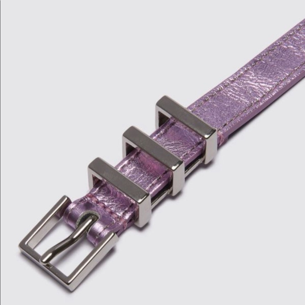 Sandro metallic pink belt - Picture 4 of 5